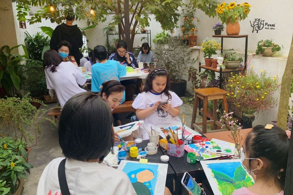 Không gian nghệ thuật nhỏ xinh